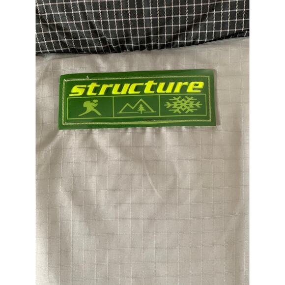 Structure Sports reversible puffer jacket men’s size XL blue black - Picture 6 of 7